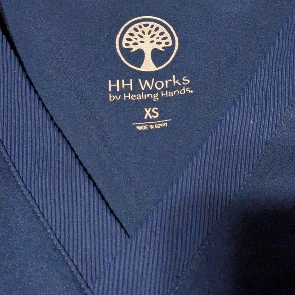 Healing Hands Navy Scrub Set - Picture 3 of 14